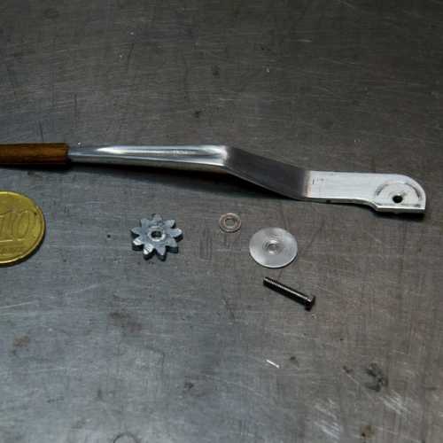 Levier frein à main maquette FIAT 806 Grand Prix