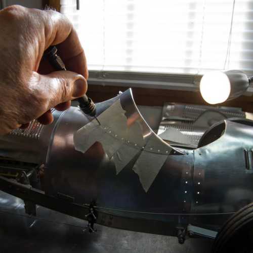 Pointage des trous par transparence.