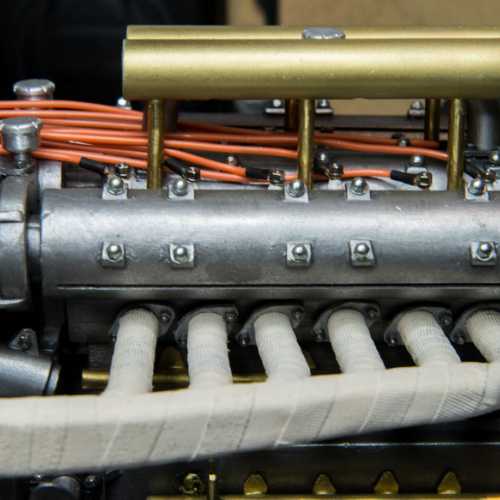 Collecteur d'échappement Fiat 806 Grand prix au 1/6 maquette