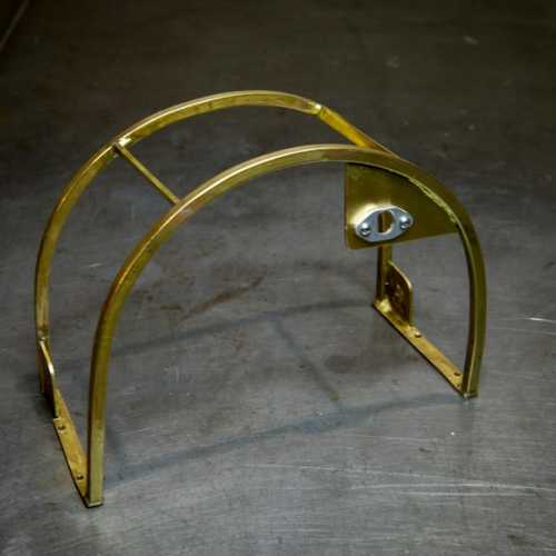 Réalisation platine support de direction de la Fiat 806 Grand Prix.