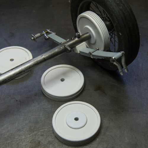 Freins à tambour maquette Fiat 806 Grand prix