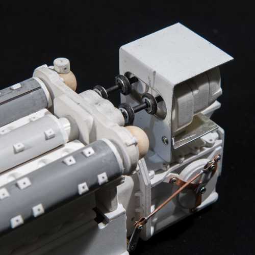 Moteur en PVC maquette Fiat 806 Grand Prix