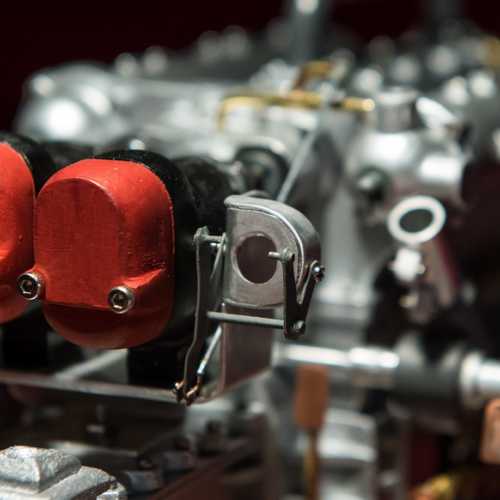 Tringlerie réglage avance allumage Fiat 806 Grand Prix