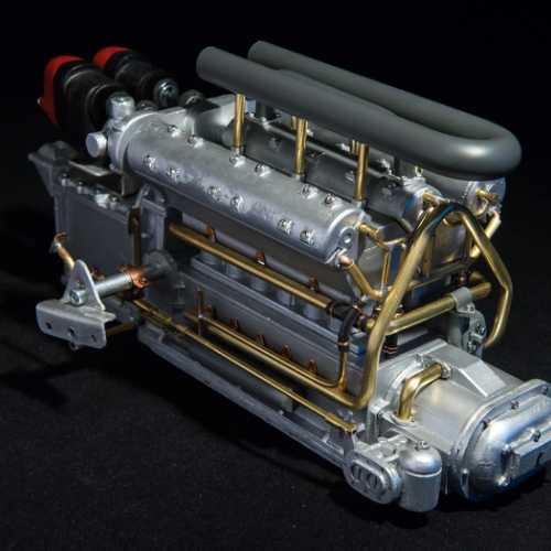Maquette moteur Fiat 806 Grand Prix