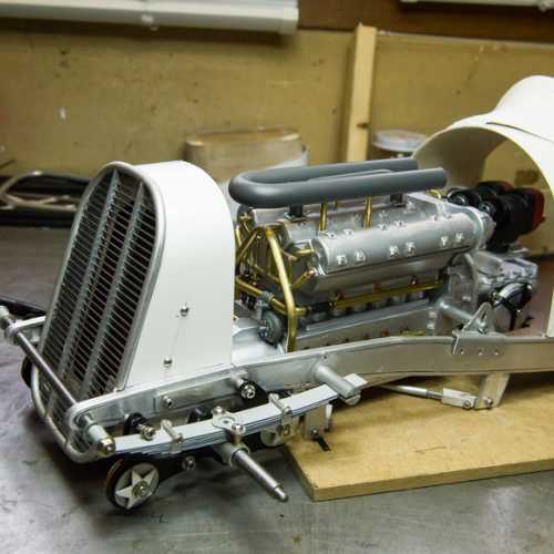 Ensemble de la partie avant Fiat 806 Grand Prix