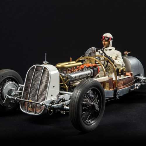 Fiat 806 Grand Prix avec son pilote