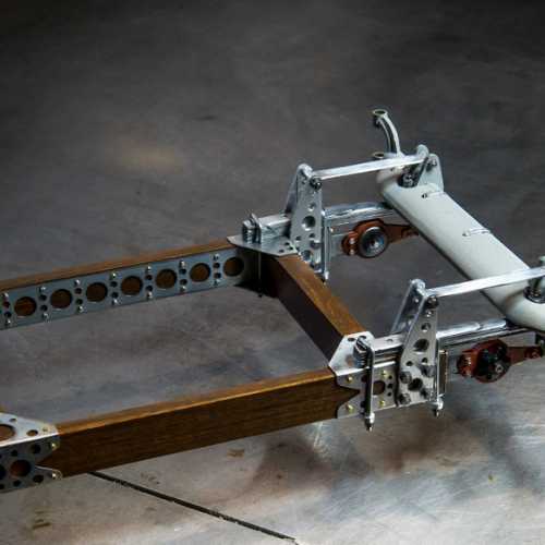 Ensemble châssis et train avant maquette gn jap v8