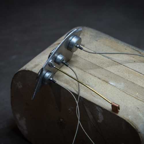 Face arrière tableau de bord maquette 1/6 FIAT 806 Grand Prix 1927