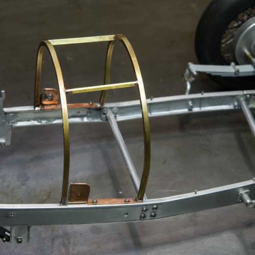 Stucture de la carrosserie Fiat 806 Grand Prix